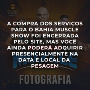 FOTOGRAFIA - BAHIA MUSCLE SHOW 2025