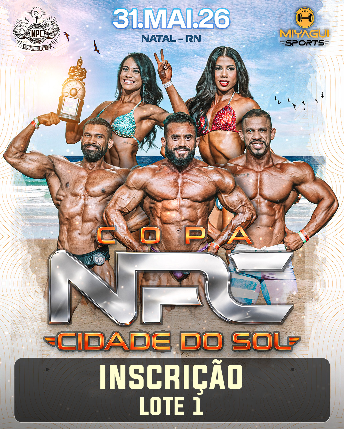 INSCRIÇÃO - COPA CIDADE DO SOL 2026 (LOTE 1)