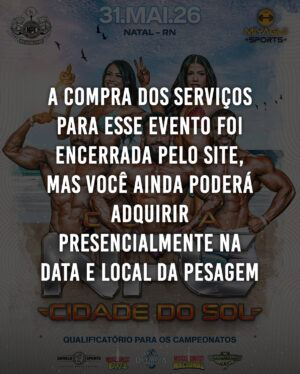BACKSTAGE - COPA CIDADE DO SOL 2026